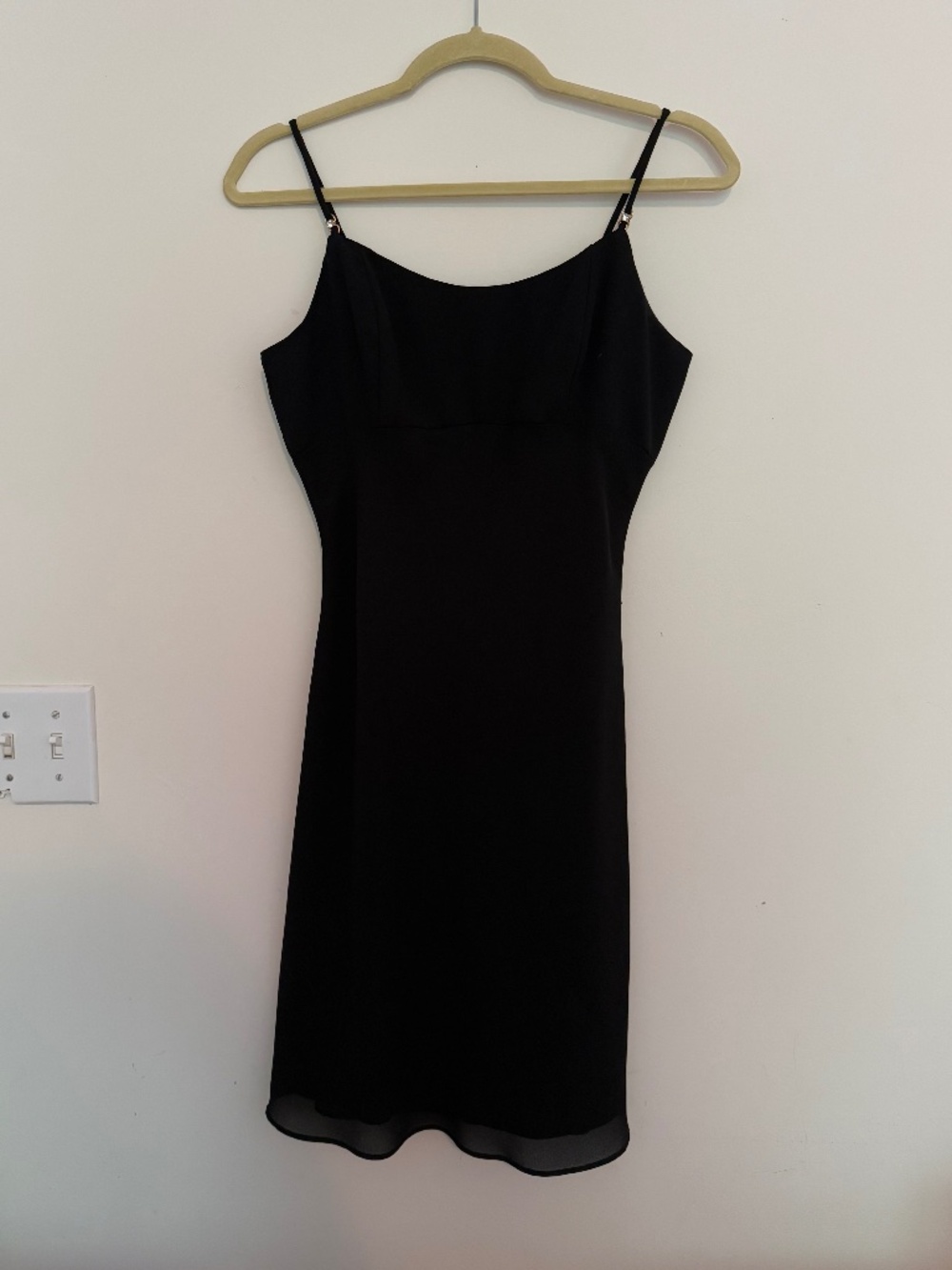 Scott McClintock Vintage Black Diamond Strap Mini Dress